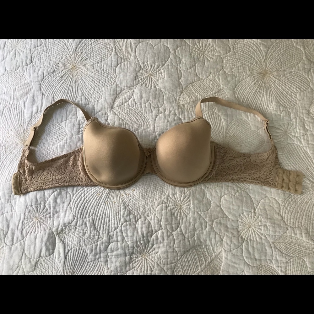 Wacoal Nude Lined Lace Bra 36DDD